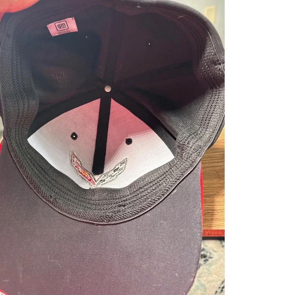 Chevrolet‎ Corvette C8 Hat Black Fitted Embroidered GM Official Licensed Cap